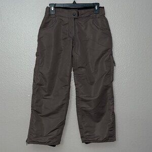 Iceburg Insulated Pants Girls Sz M10/12 Brown Snow Ski